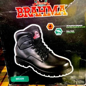 Brahma Black Working Boots